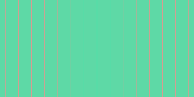 #2bcd8b (75%), #caa393 vertical lines, two pixels wide, fifty-two pixels apart
