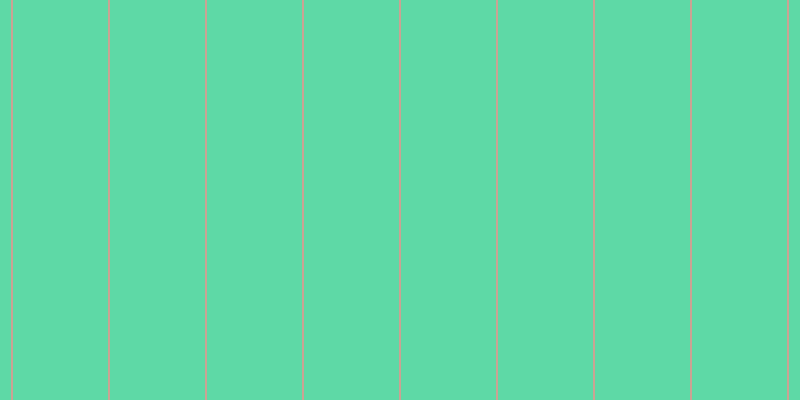 #2bcd8b (75%), #caa393 vertical lines, two pixels wide, ninety-five pixels apart