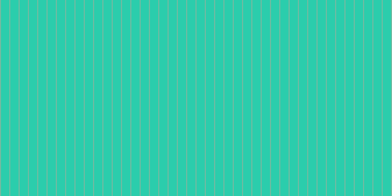 #2bcdac, #caa393 vertical lines, one pixels wide, eighteen pixels apart