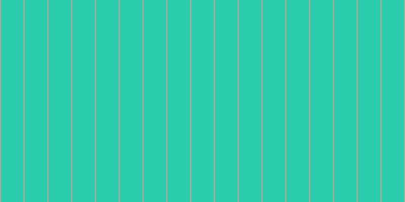 #2bcdac, #caa393 vertical lines, two pixels wide, forty-five pixels apart