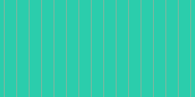 #2bcdac, #caa393 vertical lines, two pixels wide, forty-nine pixels apart
