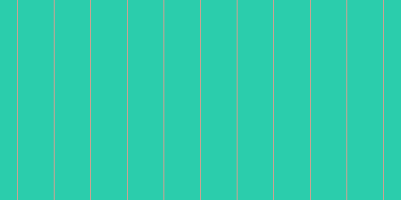 #2bcdac, #caa393 vertical lines, two pixels wide, seventy-one pixels apart