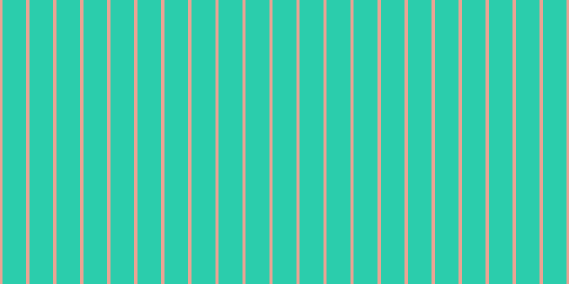 #2bcdac, #eba393 vertical lines, five pixels wide, thirty-three pixels apart
