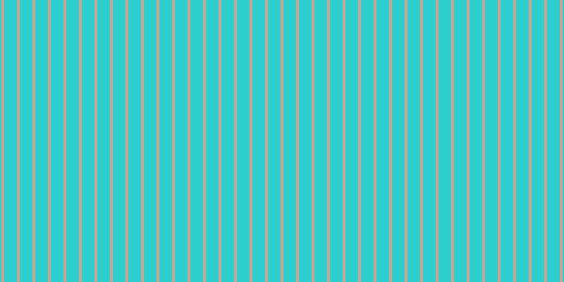 #2bcdcd, #caa393 vertical lines, four pixels wide, eighteen pixels apart