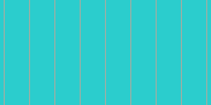 #2bcdcd, #caa393 vertical lines, three pixels wide, ninety-three pixels apart