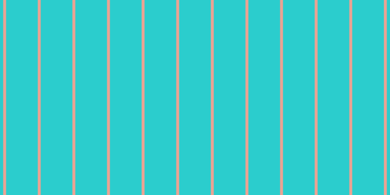 #2bcdcd, #eba393 vertical lines, six pixels wide, sixty-five pixels apart
