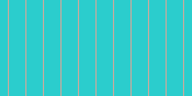 #2bcdcd, #eba393 vertical lines, four pixels wide, sixty-nine pixels apart