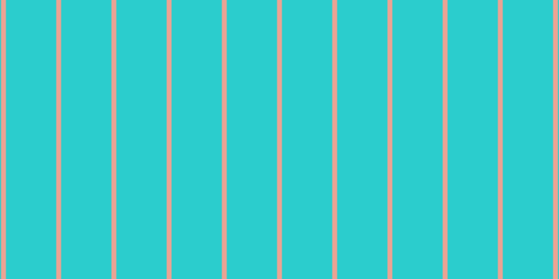 #2bcdcd, #eba393 vertical lines, seven pixels wide, seventy-two pixels apart