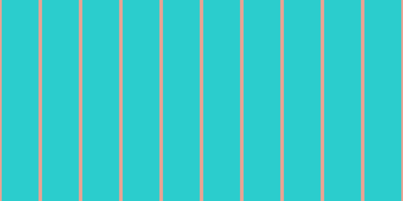 #2bcdcd, #eba393 vertical lines, seven pixels wide, seventy-three pixels apart