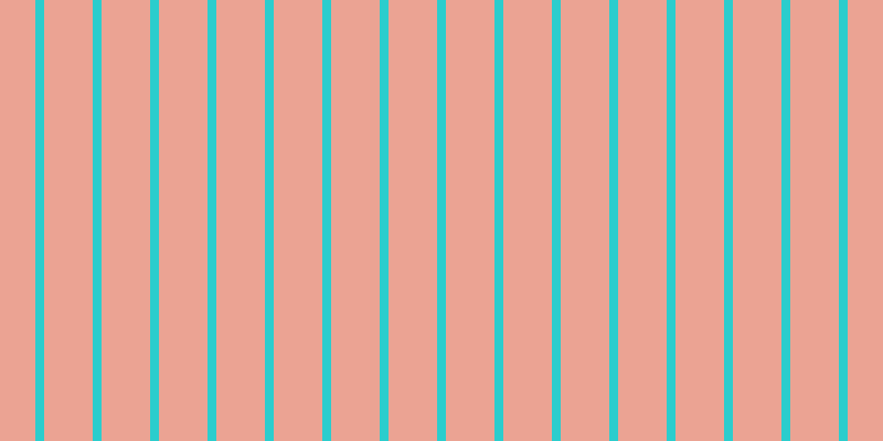 #2bcdcd, #eba393 vertical lines, forty-four pixels wide, eight pixels apart
