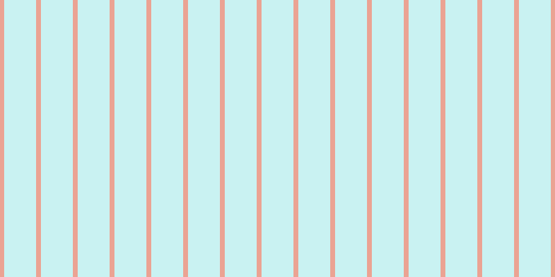 #2bcdcd (25%), #eba393 vertical lines, seven pixels wide, forty-six pixels apart