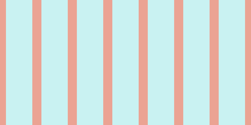 #2bcdcd (25%), #eba393 vertical lines, twenty-nine pixels wide, eighty-four pixels apart
