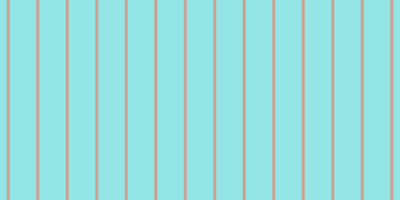 #2bcdcd (50%), #caa393 vertical lines, six pixels wide, fifty-three pixels apart