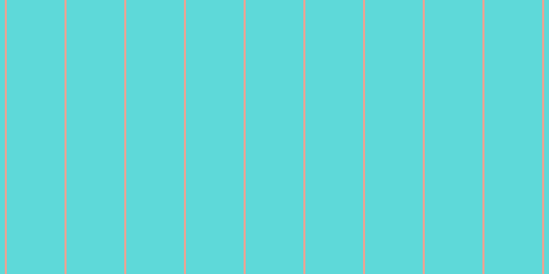 #2bcdcd (75%), #eba393 vertical lines, three pixels wide, eighty-four pixels apart