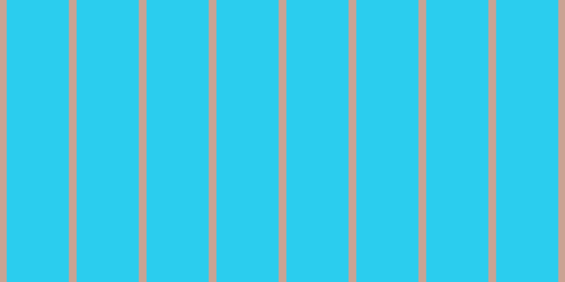 #2bcdee, #caa393 vertical lines, eleven pixels wide, eighty-eight pixels apart