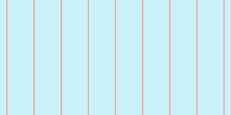 #2bcdee (25%), #eba393 vertical lines, four pixels wide, ninety pixels apart