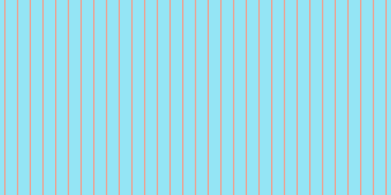 #2bcdee (50%), #eba393 vertical lines, three pixels wide, twenty-three pixels apart