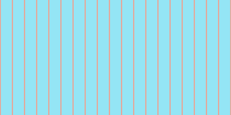 #2bcdee (50%), #eba393 vertical lines, four pixels wide, thirty-eight pixels apart