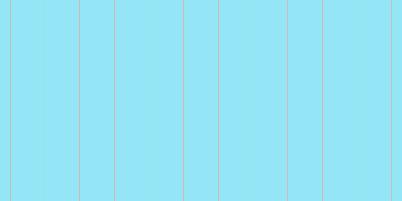 #2bcdee (50%), #eba393 vertical lines, one pixels wide, sixty-eight pixels apart