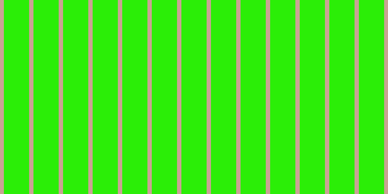 #2bee07, #caa393 vertical lines, nine pixels wide, fifty-two pixels apart