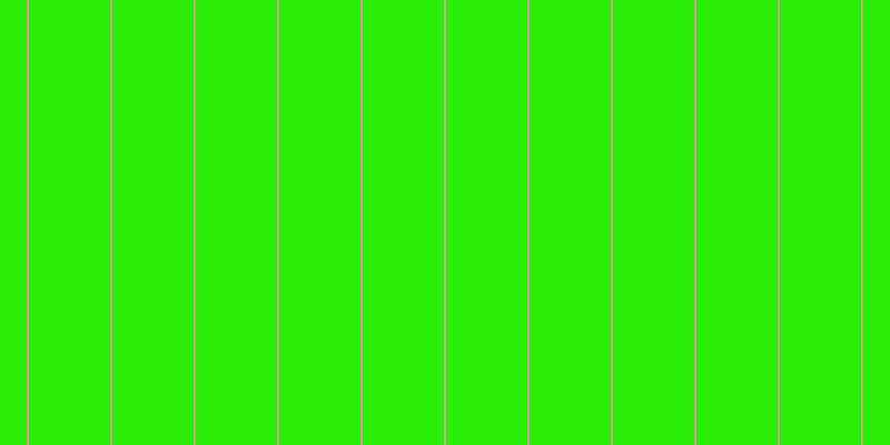 #2bee07, #caa393 vertical lines, two pixels wide, seventy-three pixels apart