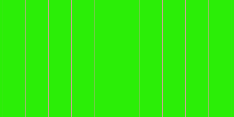 #2bee07, #caa393 vertical lines, two pixels wide, seventy-six pixels apart