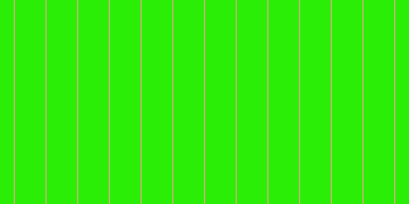 #2bee07, #eba393 vertical lines, two pixels wide, sixty pixels apart