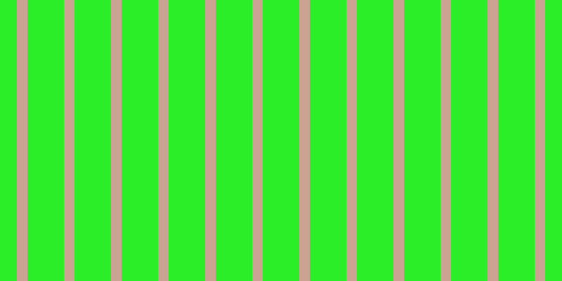 #2bee28, #caa393 vertical lines, fifteen pixels wide, fifty-two pixels apart