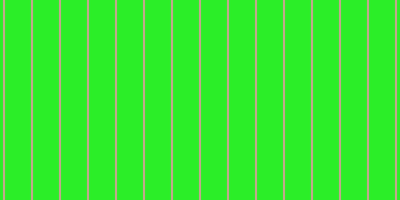#2bee28, #caa393 vertical lines, four pixels wide, fifty-two pixels apart