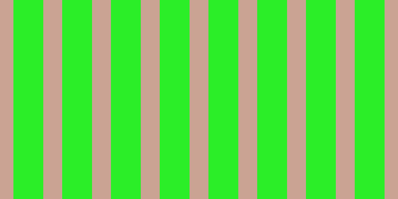 #2bee28, #caa393 vertical lines, thirty-eight pixels wide, sixty pixels apart