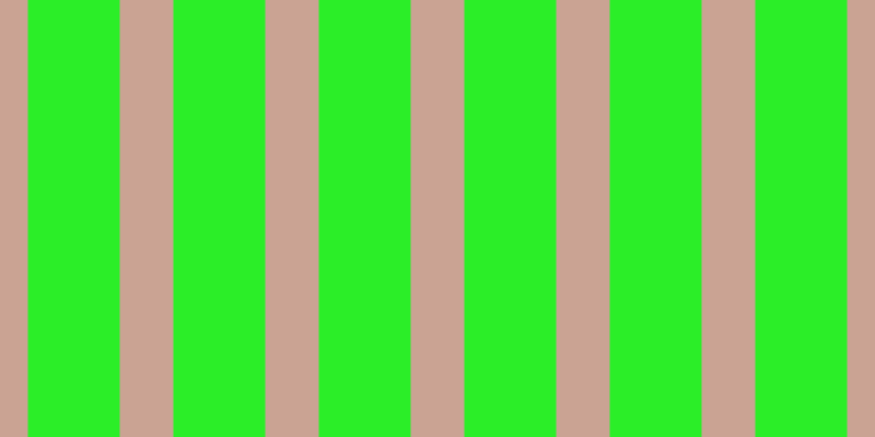 #2bee28, #caa393 vertical lines, forty-nine pixels wide, eighty-four pixels apart