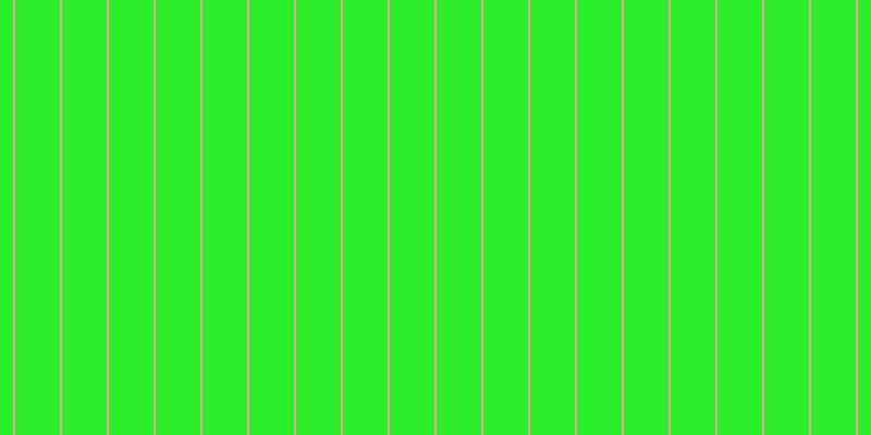 #2bee28, #eba393 vertical lines, two pixels wide, forty-one pixels apart