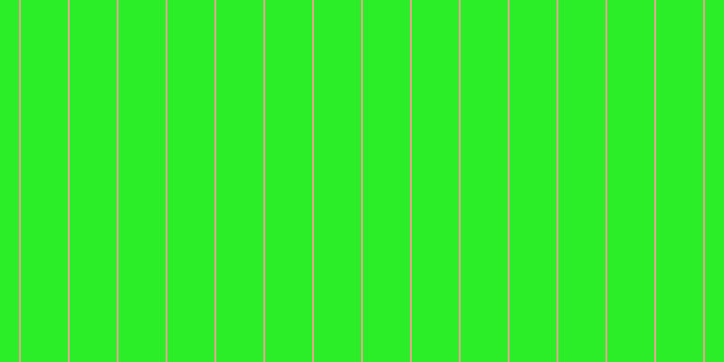 #2bee28, #eba393 vertical lines, two pixels wide, fifty-two pixels apart