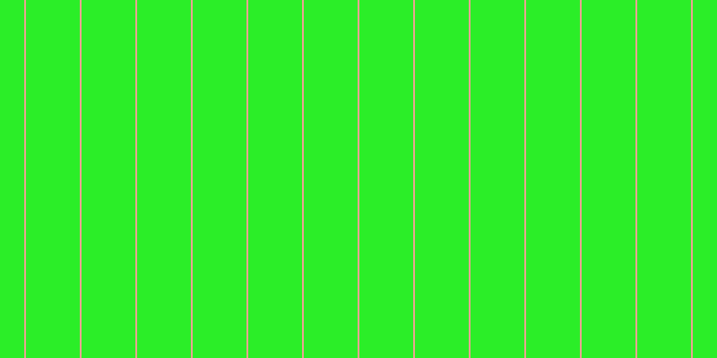 #2bee28, #eba393 vertical lines, two pixels wide, sixty pixels apart