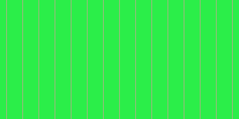 #2bee49, #caa393 vertical lines, two pixels wide, fifty-two pixels apart
