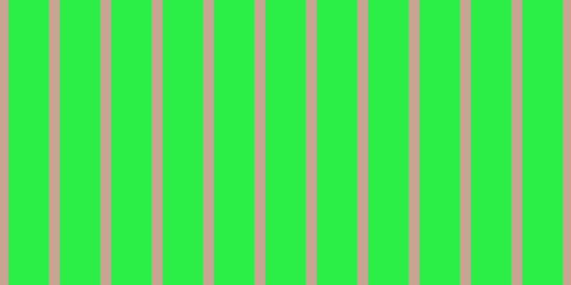 #2bee49, #caa393 vertical lines, fifteen pixels wide, fifty-seven pixels apart