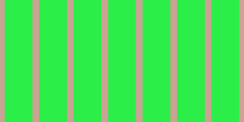 #2bee49, #caa393 vertical lines, twenty-two pixels wide, ninety-one pixels apart
