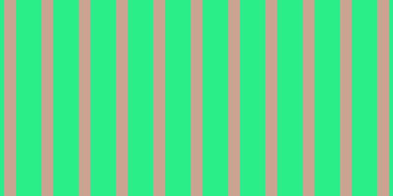 #2bee8b, #caa393 vertical lines, twenty-four pixels wide, fifty-two pixels apart