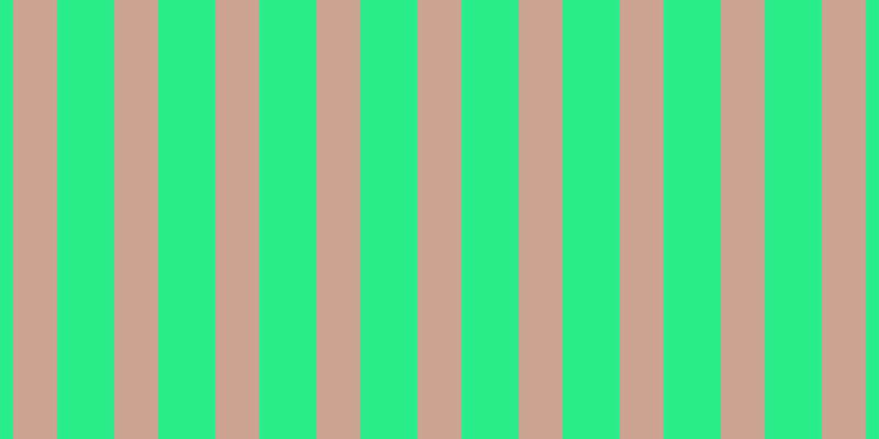 #2bee8b, #caa393 vertical lines, forty pixels wide, fifty-two pixels apart