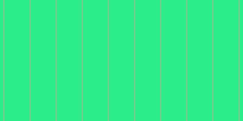 #2bee8b, #caa393 vertical lines, two pixels wide, eighty-four pixels apart