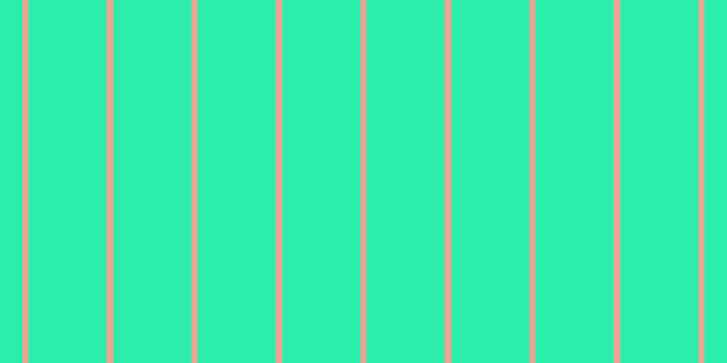 #2beeac, #eba393 vertical lines, seven pixels wide, eighty-six pixels apart