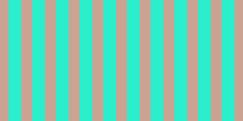 #2beecd, #caa393 vertical lines, thirty-six pixels wide, forty-two pixels apart