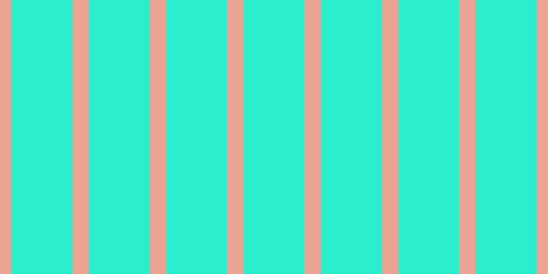 #2beecd, #eba393 vertical lines, twenty-four pixels wide, eighty-nine pixels apart