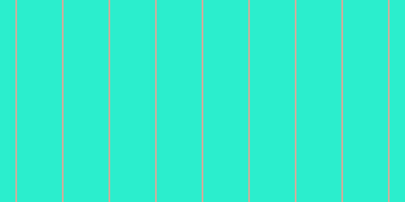 #2beecd, #eba393 vertical lines, three pixels wide, eighty-nine pixels apart