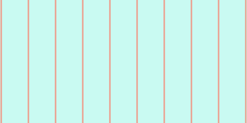 #2beecd (25%), #eba393 vertical lines, five pixels wide, eighty-three pixels apart