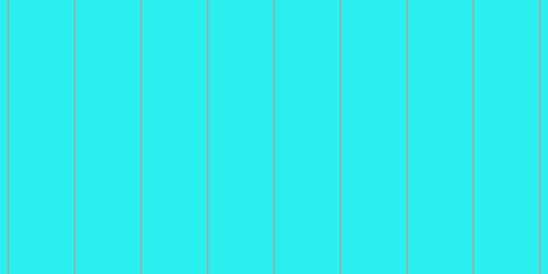 #2beeee, #a9a393 vertical lines, two pixels wide, ninety-five pixels apart