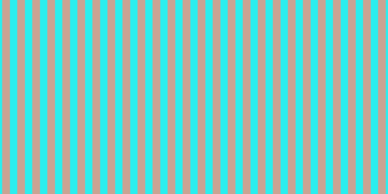 #2beeee, #caa393 vertical lines, sixteen pixels wide, fifteen pixels apart