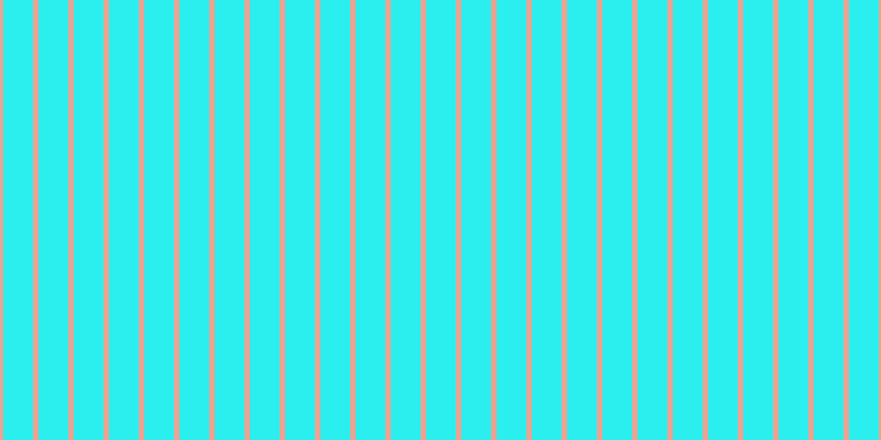 #2beeee, #eba393 vertical lines, five pixels wide, twenty-seven pixels apart
