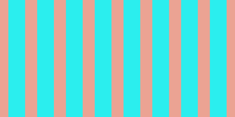 #2beeee, #eba393 vertical lines, forty-one pixels wide, fifty-seven pixels apart