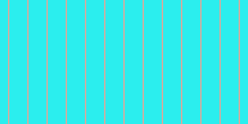 #2beeee, #eba393 vertical lines, four pixels wide, fifty-eight pixels apart